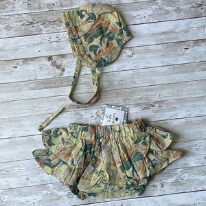 Kate Quinn Honeysuckle Bloomers & Matching Bonnet